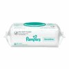 Pampers Sensitive Baby Wipes, 1-Ply, 6.7 x 7, Unscented, White, 84/Pack, 7PK 80715533